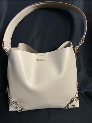 Steve Madden Women’s Cream Hobo Shoulder Bag thumbnail 3
