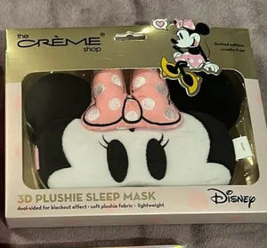 NWT The Crème Shop x Disney Minnie Mouse 3D Plushie Sleep Mask thumbnail 1