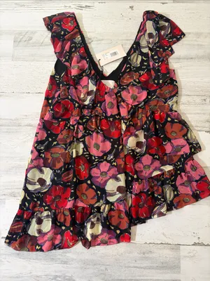 cinq a sept Naomi Top Floral thumbnail 4