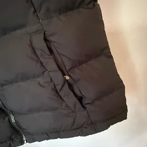 Free Country Women’s Small Black Down Puffer Vest Full Zip Snap Pockets #1100 thumbnail 2