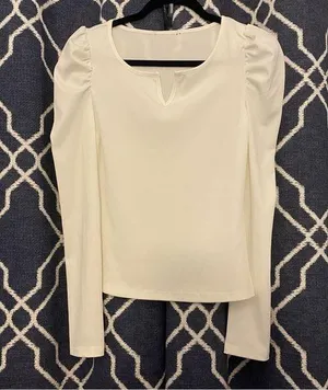 Long Sleeve White Shirt Size 6 thumbnail 1
