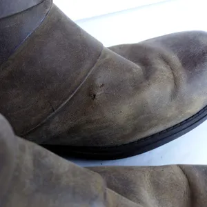 Clarks Artisan Mansi Calla Boots Womens 11M Brown Leather Straps Ankle Moto Boho thumbnail 4