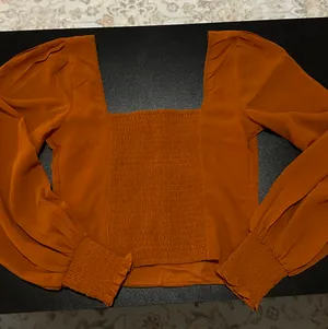Abercrombie and Fitch Orange Long sleeve Top thumbnail 3