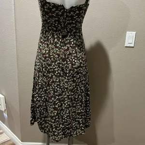 Zara black floral dress thumbnail 5
