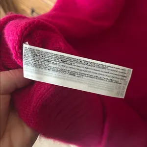 MNG Mango Pink Wool Blend Oversized Mockneck Sweater‎ Small thumbnail 5