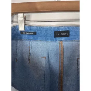 Talbots Sailor Jean Women 16 Blue Nautical Coastal Retro Wide Leg Crop Pants thumbnail 6