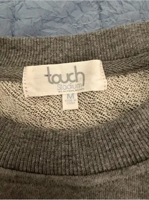 LSU Tigers Gray Crewneck Sweatshirt with Purple & Gold Accents thumbnail 2