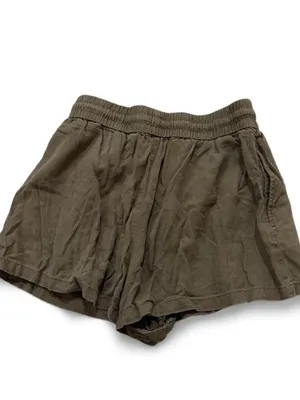 Zara Green Linen Shorts 💚 thumbnail 2