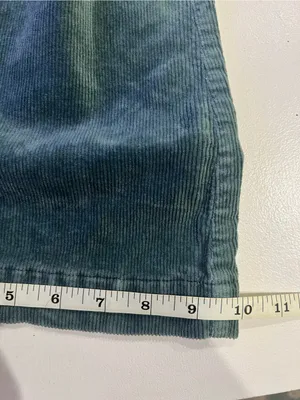 Pilcro and the Letterpress Green Corduroy High Rise Trouser Bootcut Pants Sz 28 thumbnail 9