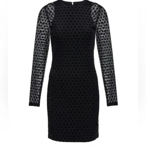 NWT RÓTATE Elegant Black‎ Polka Dot Dress It’s very pretty thumbnail 2