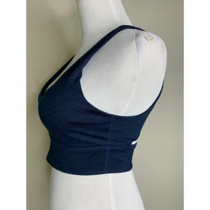 Vimmia X Energy Wave Crop Top Sz Large Blue Black thumbnail 3