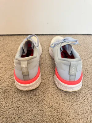 Nike Odyssey React 2 Flyknit Running Shoes Blue White Pink Womens Size 8 thumbnail 5