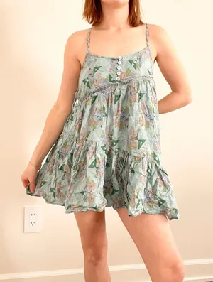 Urban Outfitters Georgia Asymmetrical Mini Dress thumbnail 1