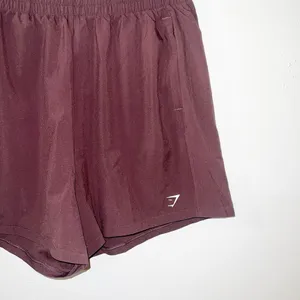 Gymshark women’s brown purplish pull on active running shorts thumbnail 2