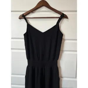 Cinq a Sept Black Jumpsuit Cargo Pocket XS Minimalist Casual thumbnail 3