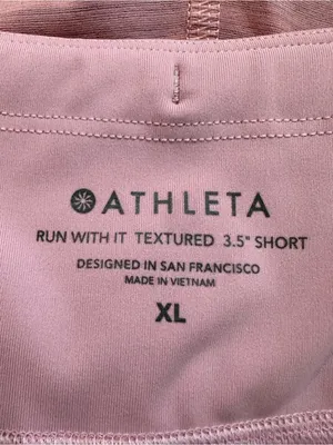 ATHLETA Run With It Textured 3.5”‎ Short Pink Size x-Large thumbnail 9