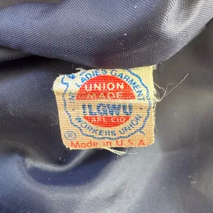 Vintage ‘80s Panther Navy Blue Single Breasted Blazer thumbnail 6