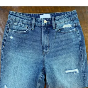 Vervet Blue Women's‎ Cotton Jeans 27X27" Distressed Raw Hem - Excellent thumbnail 2