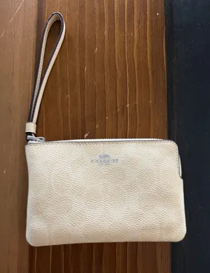 Butter Yellow Coach Wristlet thumbnail 1