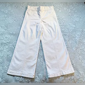 Spanx Seamed Front Wide Leg Jeans in Ecru Smoothing Shaping Slimming Sz 1X🧡 thumbnail 12