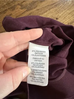 Vuori Plum Purple Split Hem flare leggings Mid Rise XS 00 0 2 Pilates Yoga Gym thumbnail 8