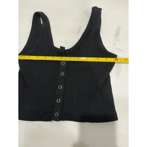 Out From Under Urban Outfitters Crop Top‎ & Tank Set Ribbed Button Front thumbnail 6