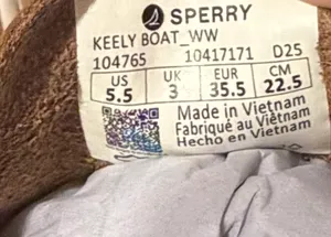 Sperry NIB women’s 5.5 Keely Boat leather shoe Tan/Bronzer - never worn $110 thumbnail 4