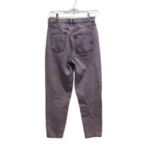 Gap Mom Jeans‎ New Purple Acid Wash High Rise Cropped 2/26 Grunge Casual Denim thumbnail 2