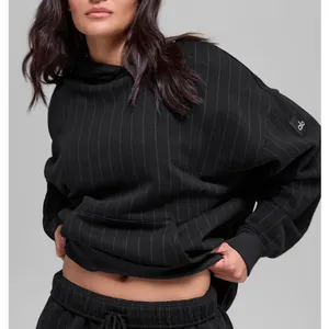 Alo Yoga pinstripe hoodie thumbnail 1