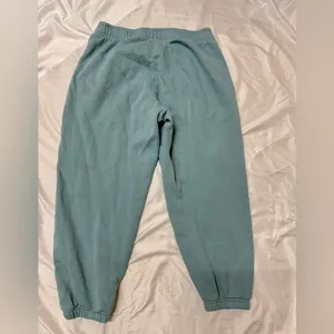 PINK wellness club teal sweat capris thumbnail 4
