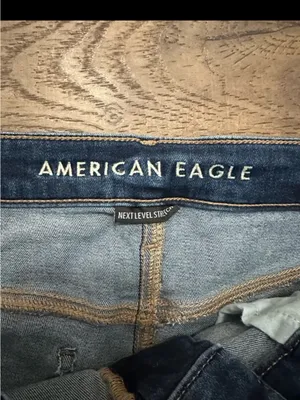 American Eagle Navy Blue Denim Jeans thumbnail 5