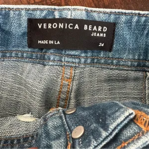 Veronica Beard Rinley High Rise Cropped Jeans Durango Wash 24 thumbnail 10