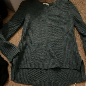 Madewell teal cable knit sweater‎ xs thumbnail 5