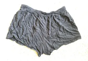 Forever 21 smocked waist tie front shorts Sz L thumbnail 9