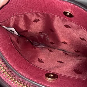 Kate Spade Preppy Pink Minimalist Classic Quiet Luxury Leather Crossbody Purse thumbnail 16