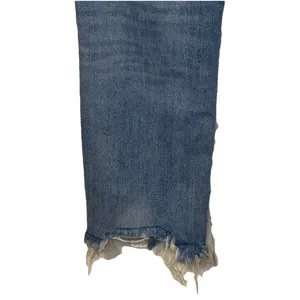 We The Free Women's Jeans Distressed Ripped Button Fly Crop Raw‎ Hem Denim 26 thumbnail 8