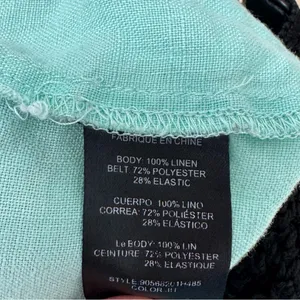 Y2K Bebe Low Rise Mint‎ Green Shorts wth Corset Lace-Up Waist Linen Medium thumbnail 6