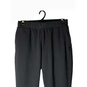 Gap‎ GapFit All Elements Fleece Joggers Women Medium Black Zip Hem Athleisure thumbnail 4