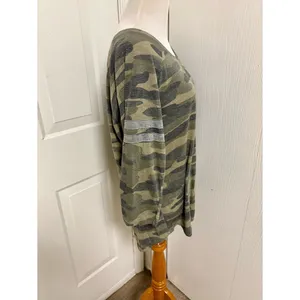 Torrid Camo Striped Raglan Tee B3 thumbnail 3