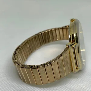 Vintage Unitron women’s watch gold tone quartz analog 40mm mop dial running thumbnail 5