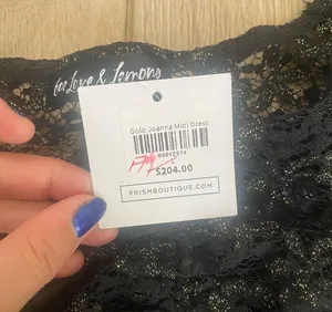 for love and lemons black gold lace sheer cutout ruched joanna dress thumbnail 3