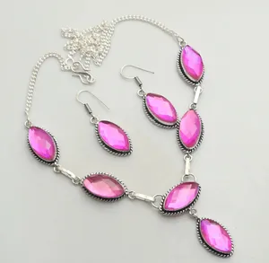 Rainbow Fire Topaz Necklace/Earrings thumbnail 2