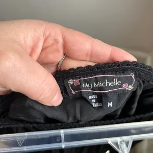 Y2K My Michelle Black‎ Tiered Midi Skirt Fairy Grunge Whimsigoth Size M thumbnail 7