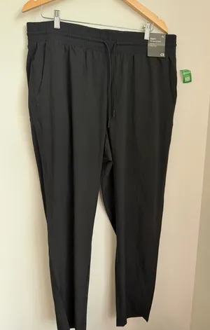 GAP Black Drawstring Track Pants thumbnail 1