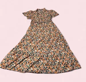 SHEIN Floral Short Sleeve Maxi Dress thumbnail 1