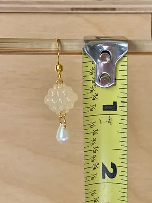 Handmade fairy cute Kawaii retro candy dangle earrings 💛 thumbnail 9