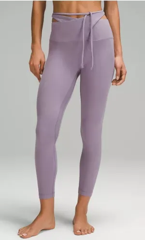 Lululemon Align Wrap Waist Tight Lavender High-Waisted Leggings25" thumbnail 1