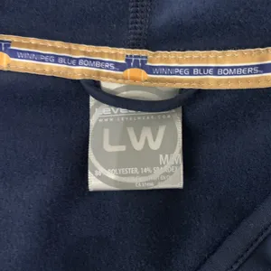 Levelwear Sweater Medium Blue Hooded Pullover Cozy‎ Athleisure Sport Streetwear thumbnail 6