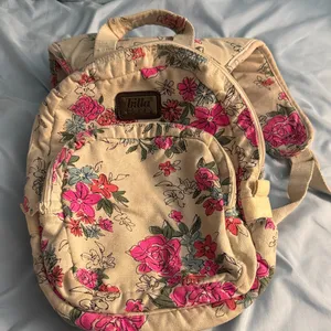 Billabong Beige Floral Backpack thumbnail 1