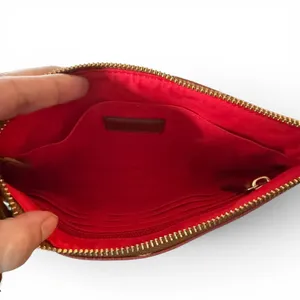 Dooney & Bourke San Francisco 49ers Red Large Tassel Pouch Purse thumbnail 4